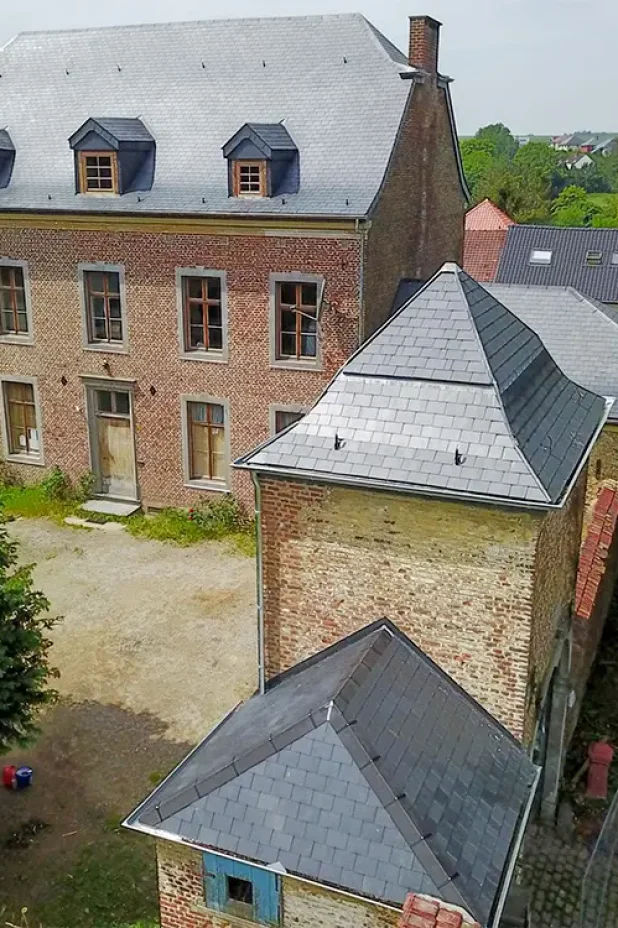 rénovation de toiture pour chateau